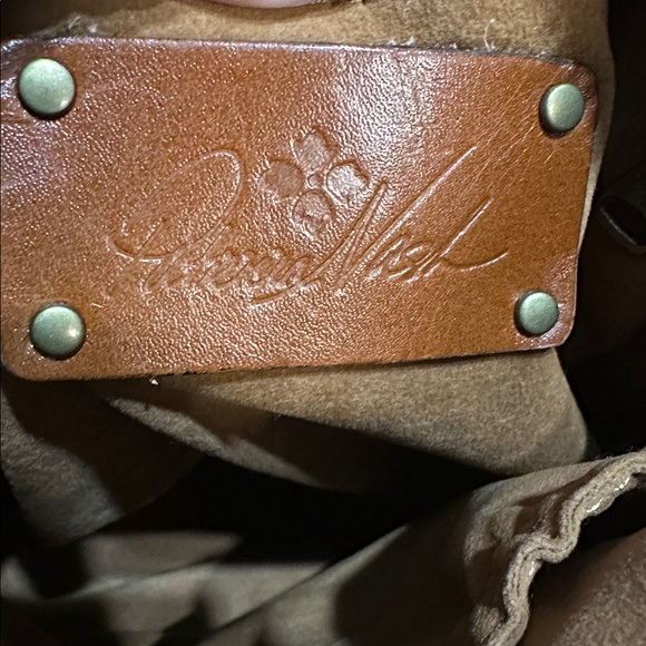 Patricia Nash Elegant Brown Embossed Crossbody Bag - Picture 8 of 8